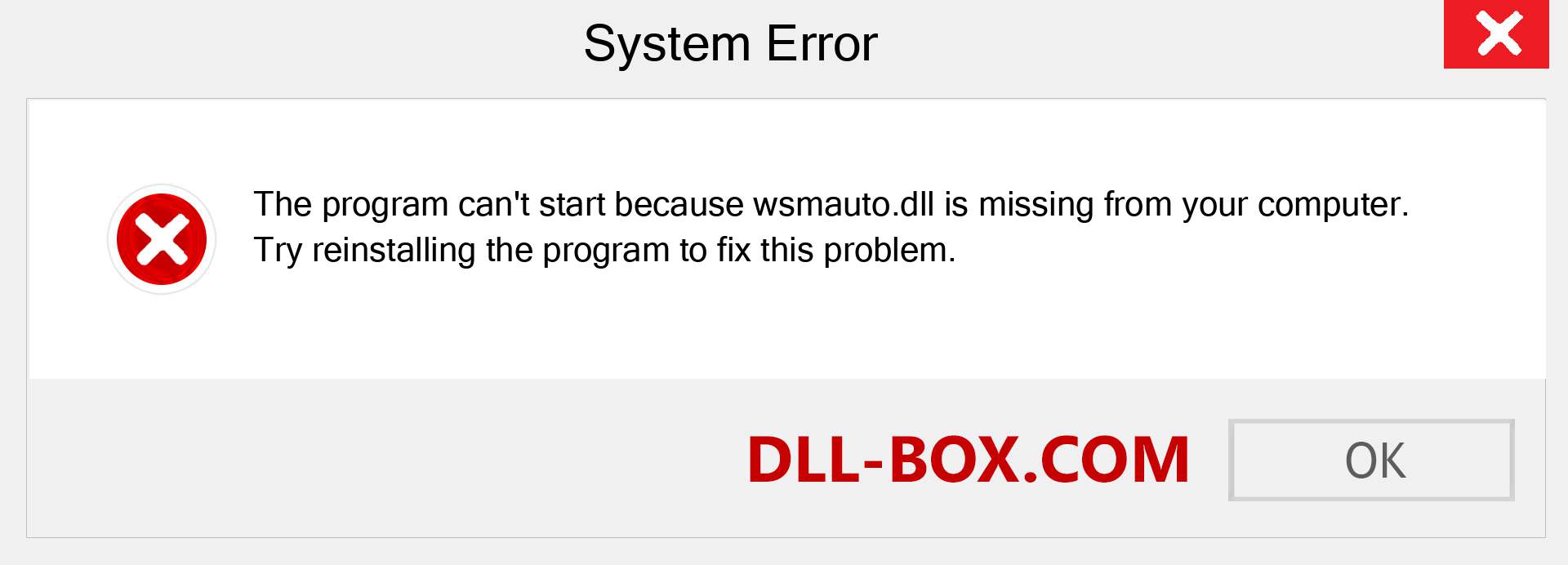  wsmauto.dll file is missing?. Download for Windows 7, 8, 10 - Fix  wsmauto dll Missing Error on Windows, photos, images