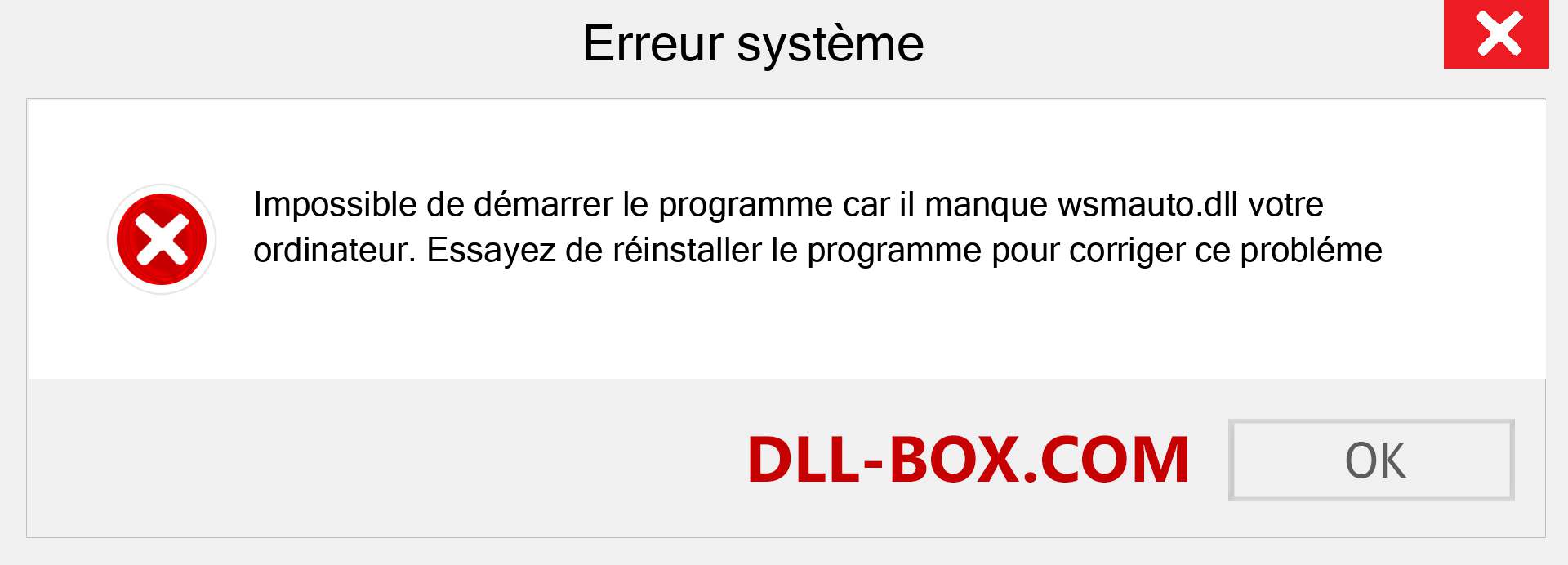 Le fichier wsmauto.dll est manquant ?. Télécharger pour Windows 7, 8, 10 - Correction de l'erreur manquante wsmauto dll sur Windows, photos, images